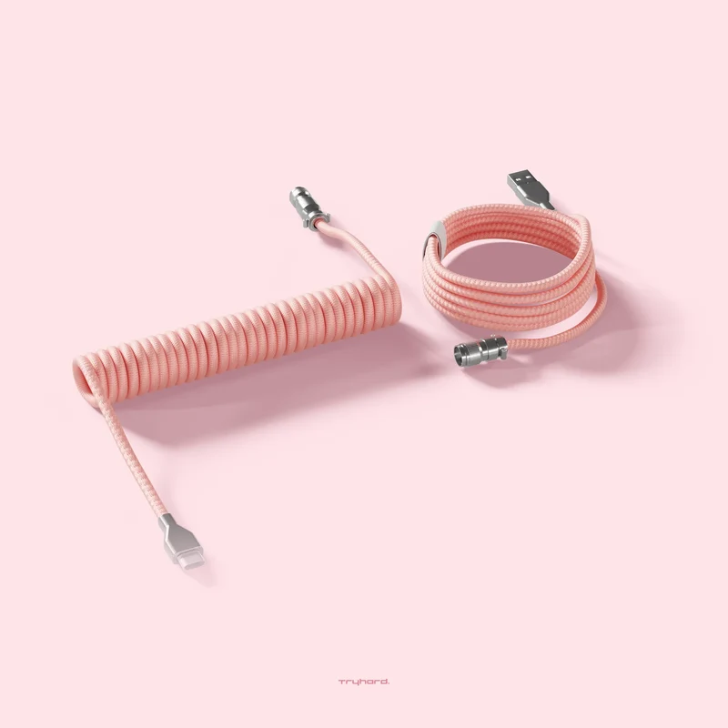 Câbles spiralés - Rose