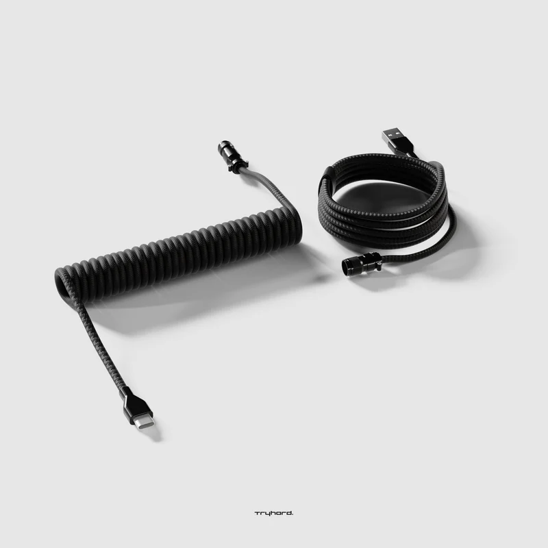 Câbles spiralés - Noir