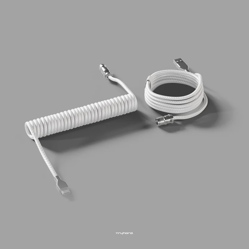 Câbles spiralés - Blanc