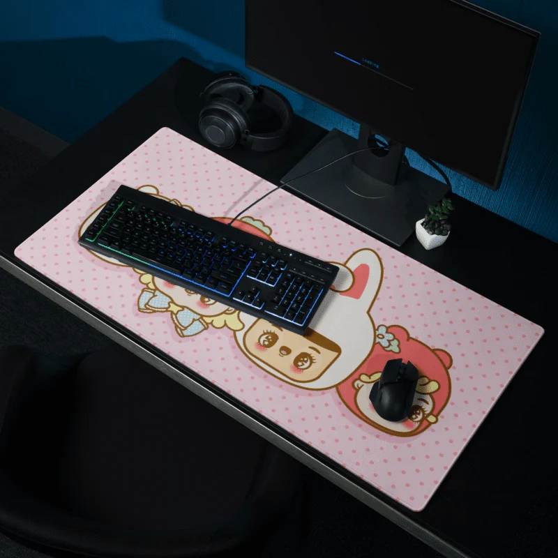 Tapis De Souris Kawaii Personnages Adorables