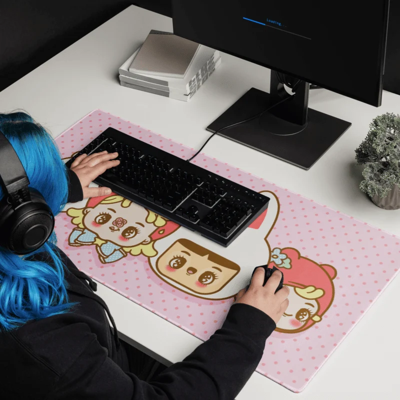 Tapis De Souris Kawaii Personnages Adorables