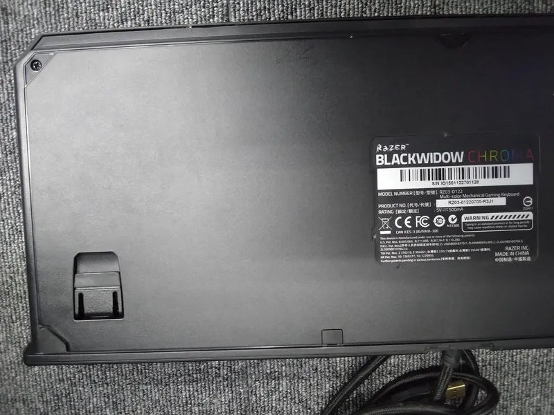 Clavier de jeu Razer BlackWidow Chroma