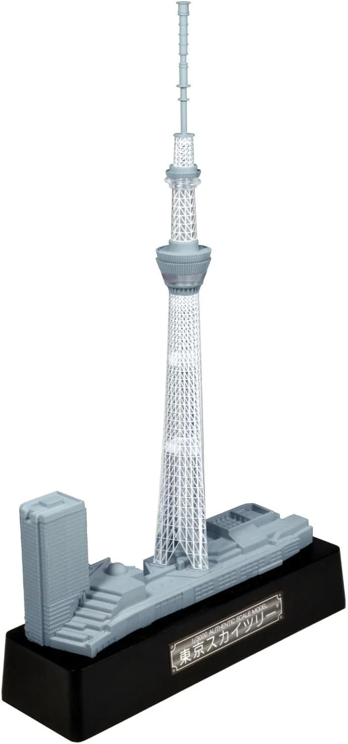 Maquette plastique facile à monter Doyusha au 1/3000 de la Tokyo Skytree
