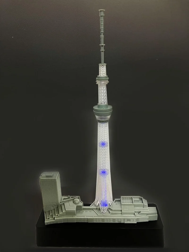 Maquette plastique facile à monter Doyusha au 1/3000 de la Tokyo Skytree