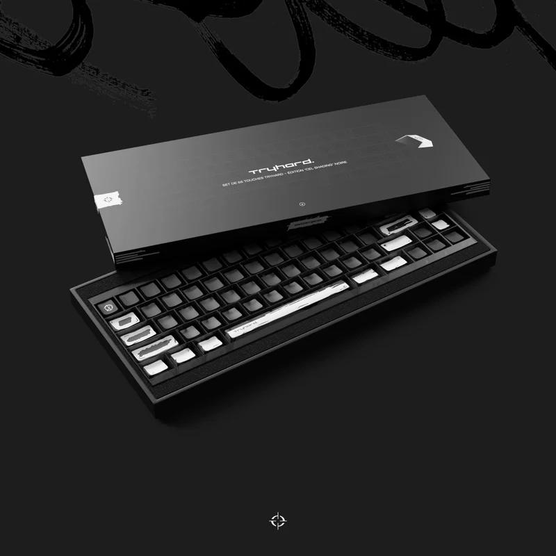 Set de 66 Keycaps - Celshading Noir