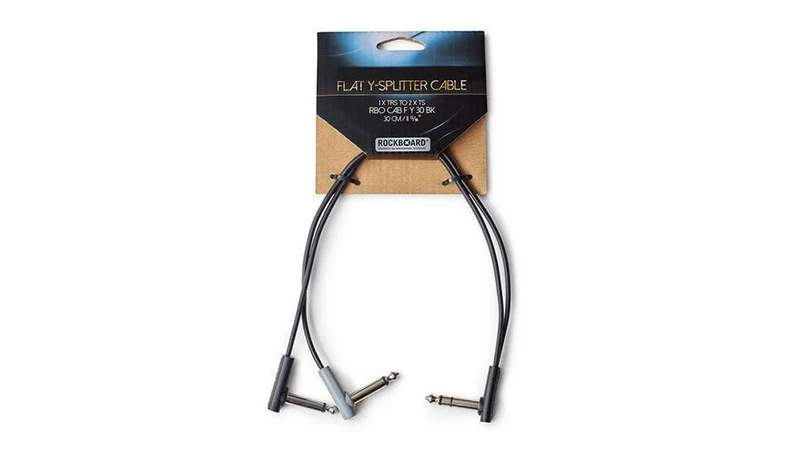Flat Patch Y Splitter Cab CAB-FY30-bk