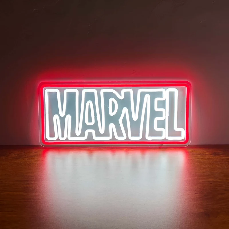 Néon Mural - Marvel Logo