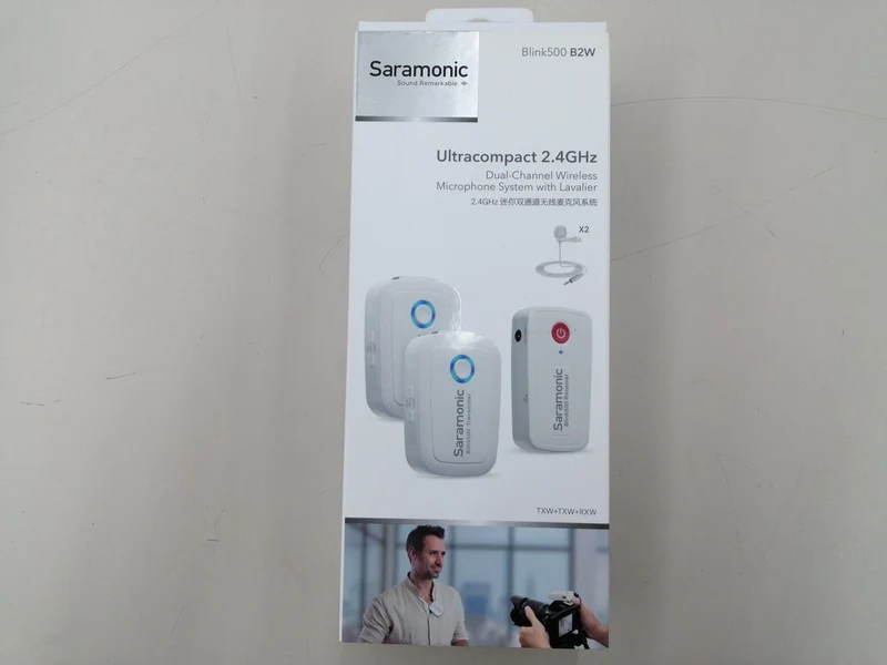 Système de microphone sans fil SARAMONIC BLINK500 B2W (non ouvert)