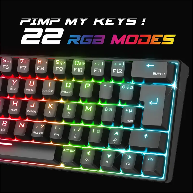 Clavier Gamer XPERT-K200 Noir