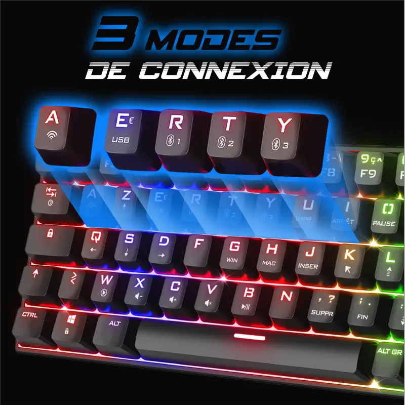 Clavier Gamer XPERT-K200 Noir