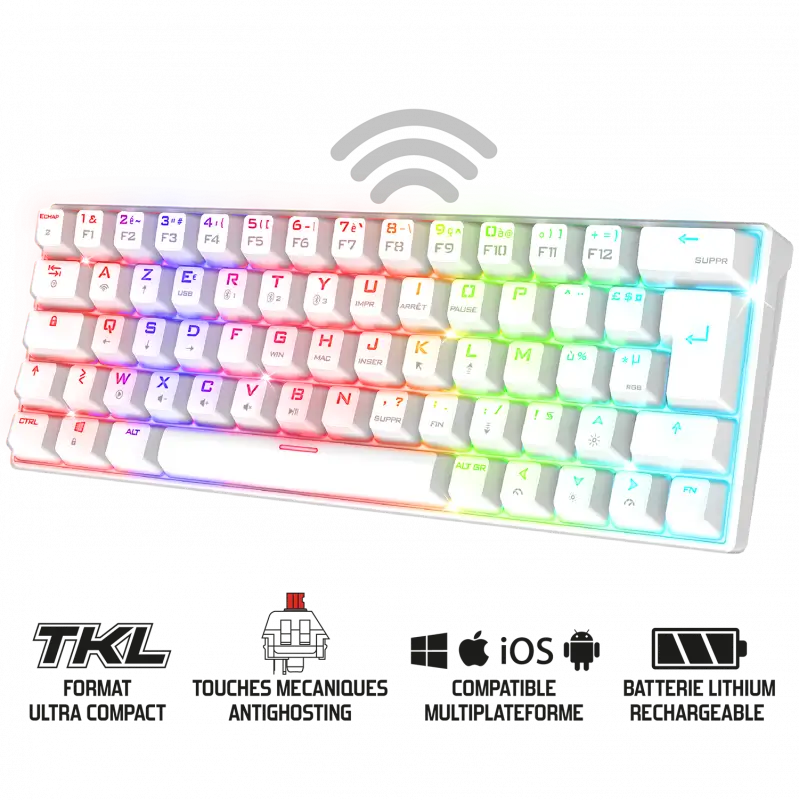 Clavier Gamer XPERT-K200 Artic