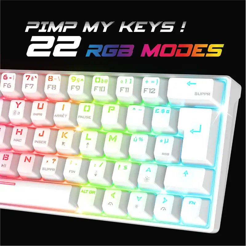 Clavier Gamer XPERT-K200 Artic