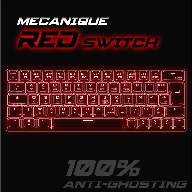 Clavier Gamer XPERT-K200 Artic