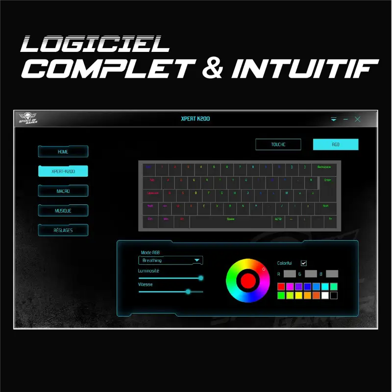 Clavier Gamer XPERT-K200 Artic