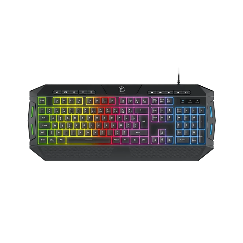 Pack RGB 4en1 pour PC : Clavier + Souris + Tapis de souris + Casque