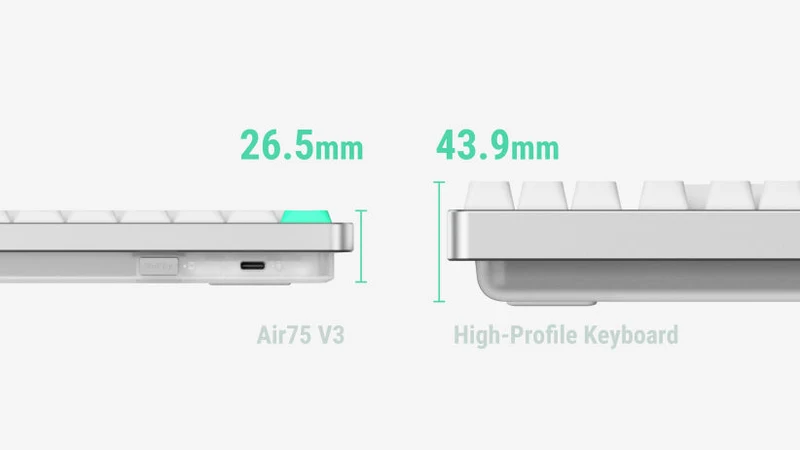 NUPHY AIR75 V3 WIRELESS KEYBOARD
