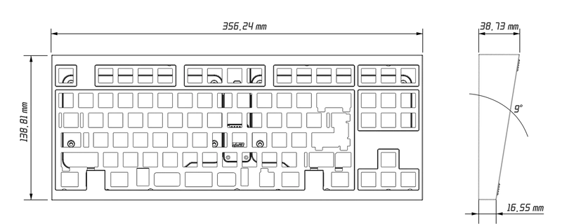 KBDFANS TOFU TKL R2 CUSTOM KEYBOARD