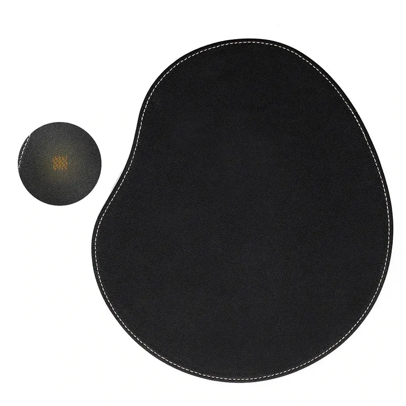Tapis de Souris Ergonomique - Similicuir