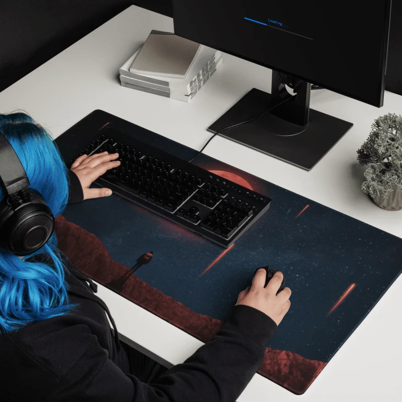 Tapis De Souris Original Paysage Science-Fiction