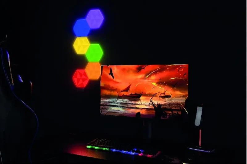 Panneaux LED Hexagone RGBIC - Inferno