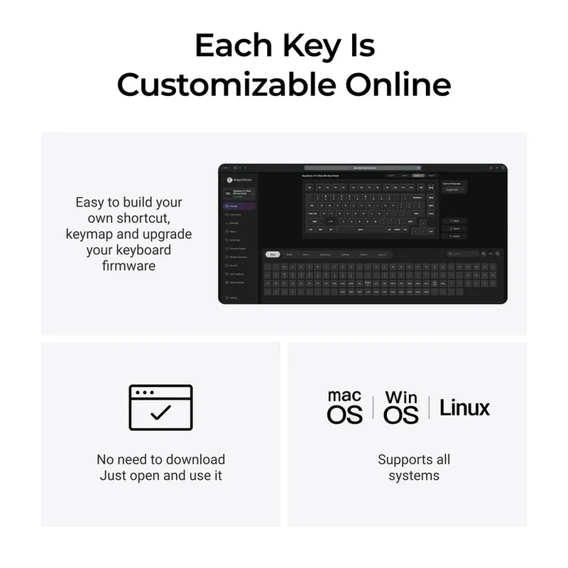 KEYCHRON V1 ULTRA 8K MECHANICAL KEYBOARD