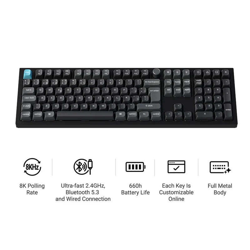 KEYCHRON Q6 ULTRA 8K MECHANICAL KEYBOARD