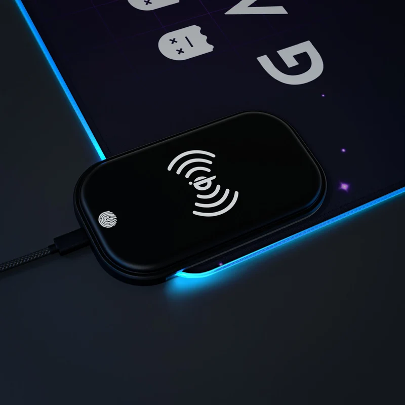 Tapis de Souris Personnalisé - RGB recharge induction sans fil