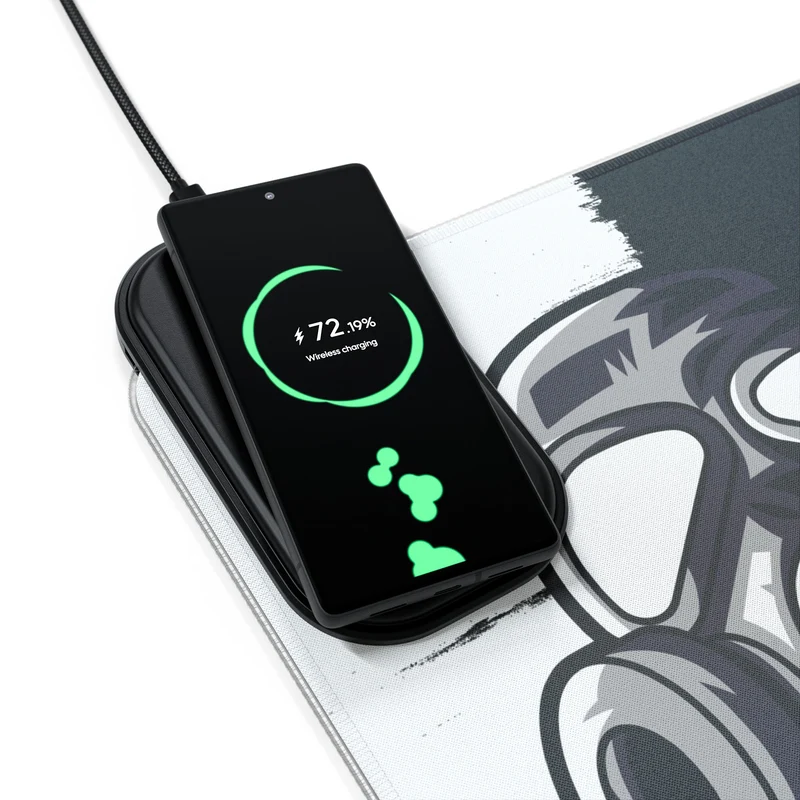 Tapis de Souris Personnalisé - RGB recharge induction sans fil