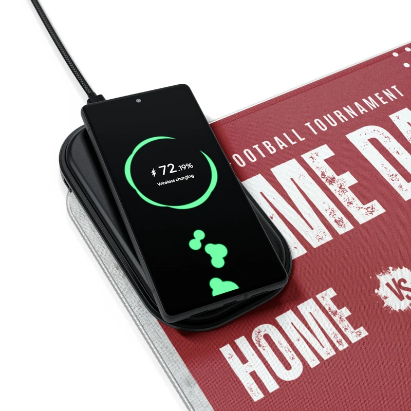 Tapis de Souris Personnalisé - RGB recharge induction sans fil