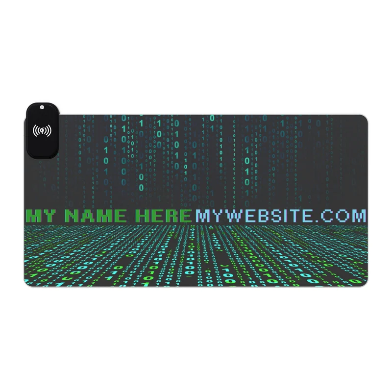 Tapis de Souris Personnalisé - RGB recharge induction sans fil