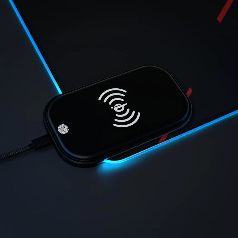 Tapis de Souris Personnalisé - RGB recharge induction sans fil