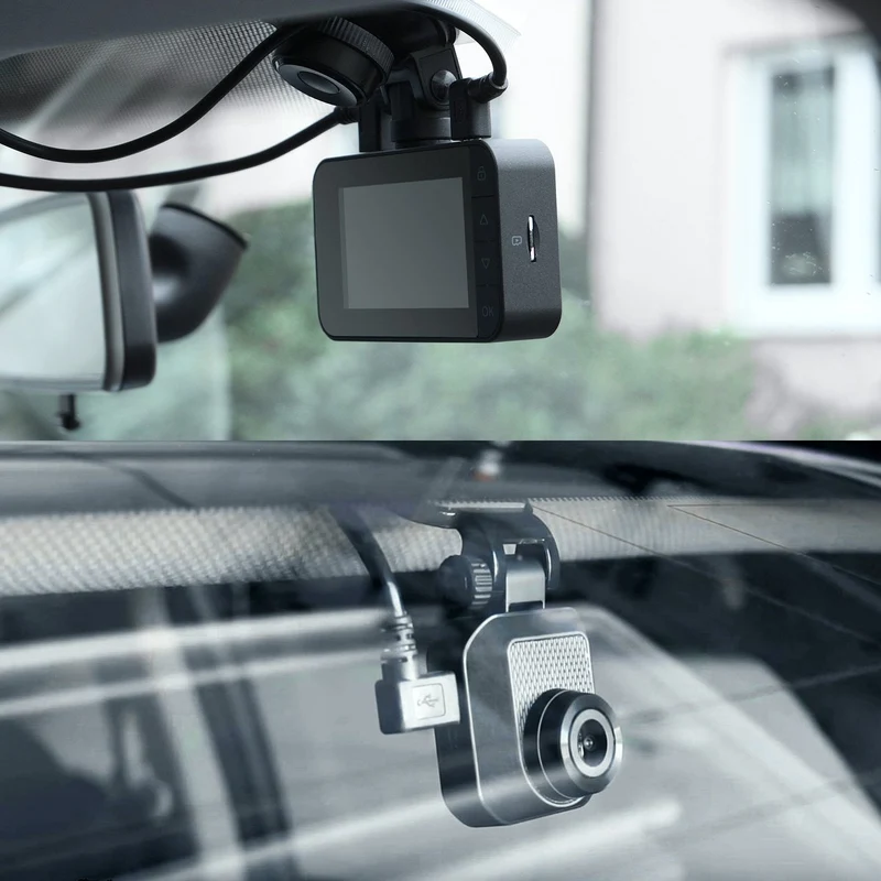 Refurbished: Dual Dash Cam, WiFi&App Connection, Full HD 1080P, Front and Rear Dash Cam