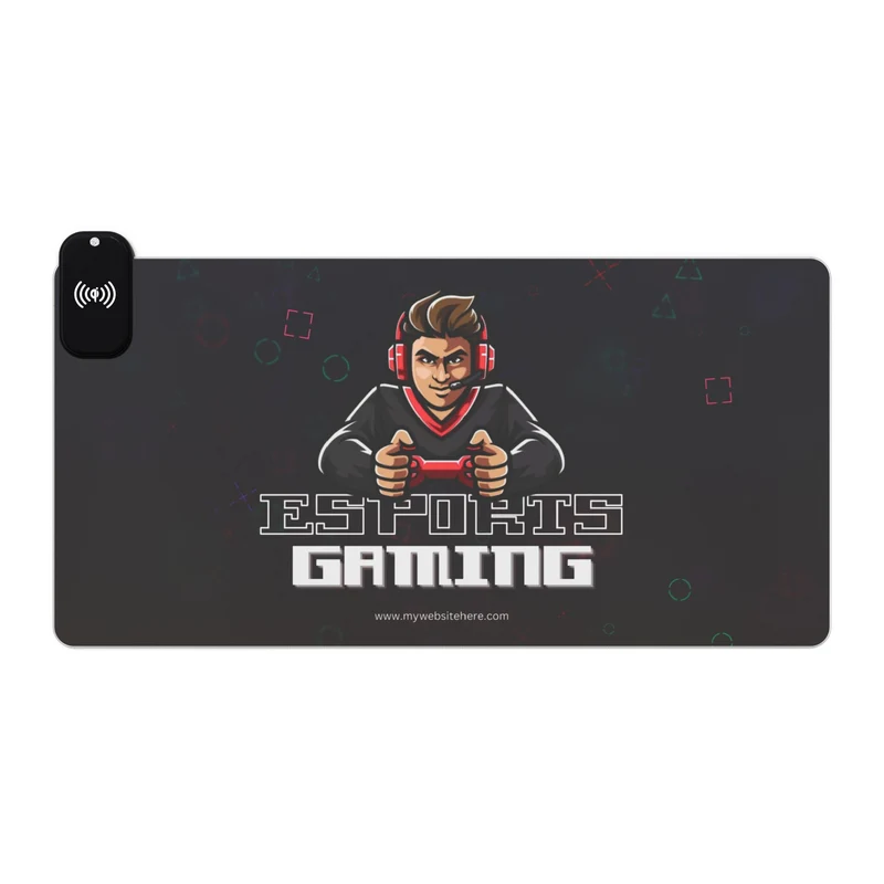 Tapis de Souris Personnalisé - RGB recharge induction sans fil
