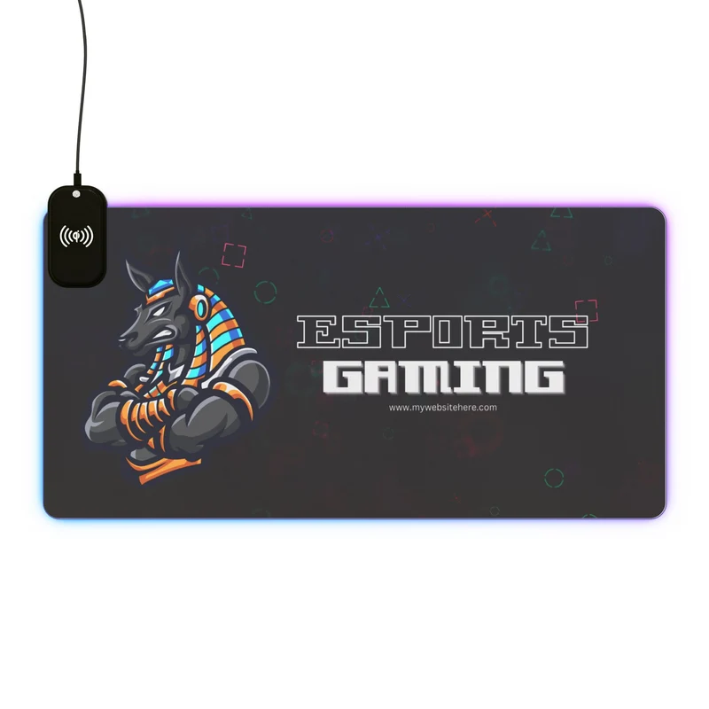Tapis de Souris Personnalisé - RGB recharge induction sans fil