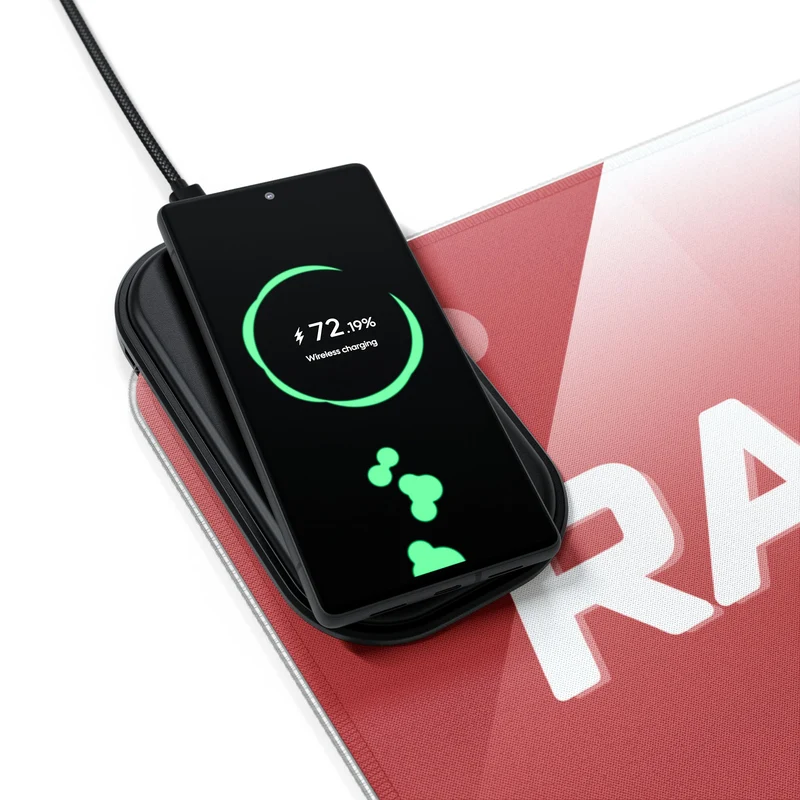 Tapis de Souris Personnalisé - RGB recharge induction sans fil