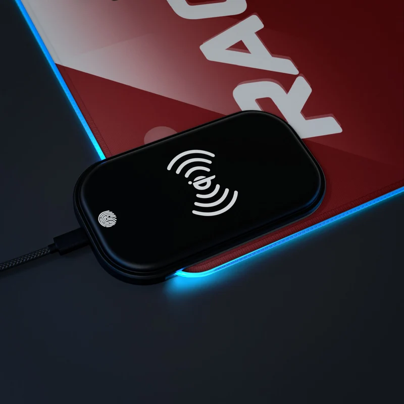 Tapis de Souris Personnalisé - RGB recharge induction sans fil