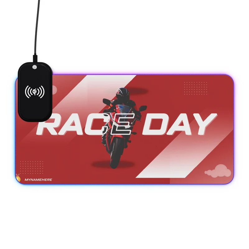 Tapis de Souris Personnalisé - RGB recharge induction sans fil