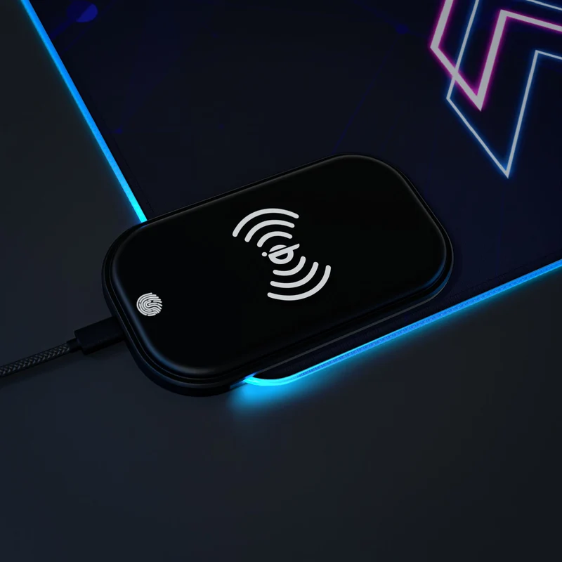 Tapis de Souris Personnalisé - RGB recharge induction sans fil