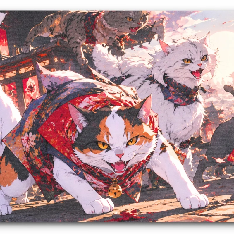 Tapis de Souris "CHATS SAUVAGES AU JAPON"