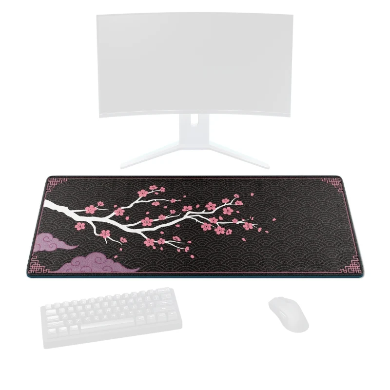 Tapis de Souris "Seigaiha Kuro"