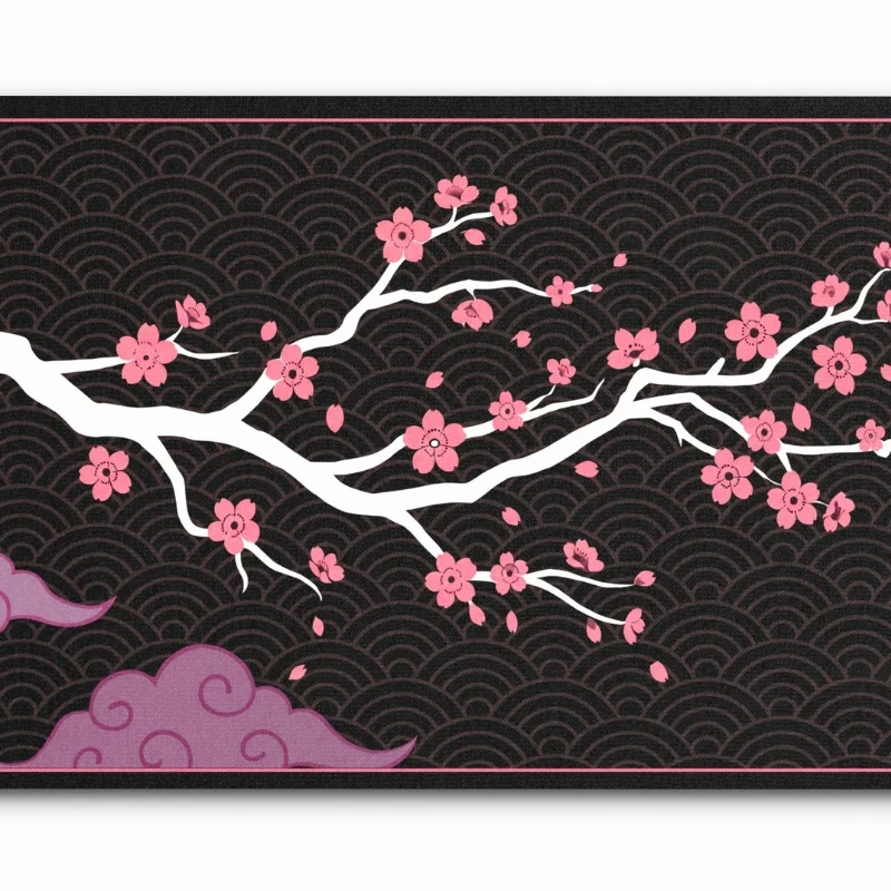Tapis de Souris "Seigaiha Kuro"