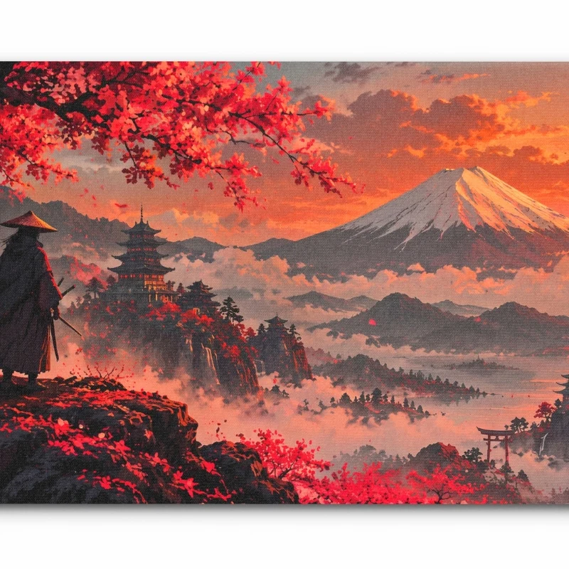 Tapis de Souris "Aurore Japonaise"