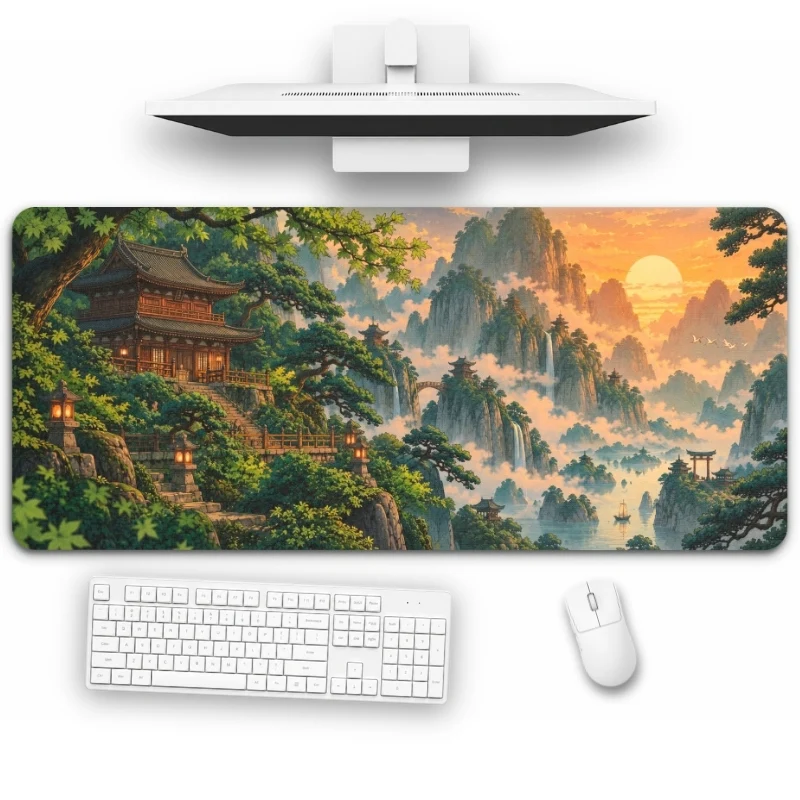 Tapis de Souris "Paysage traditionnel Chinois"