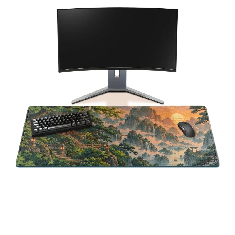 Tapis de Souris "Paysage traditionnel Chinois"