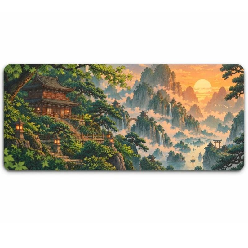Tapis de Souris "Paysage traditionnel Chinois"