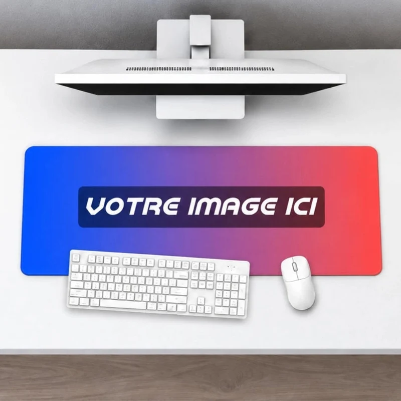 Tapis de souris gamer personnalisé XXL | Format 70x30cm