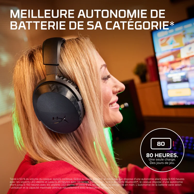 HyperX Cloud Stinger 3 – Casque gaming sans fil – PlayStation
