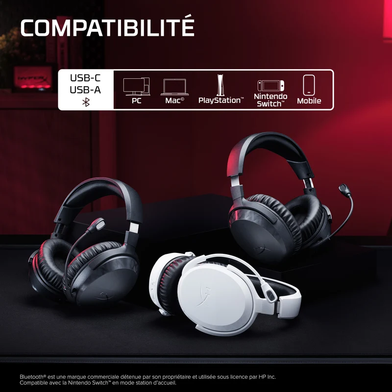 HyperX Cloud Stinger 3 – Casque gaming sans fil – PlayStation