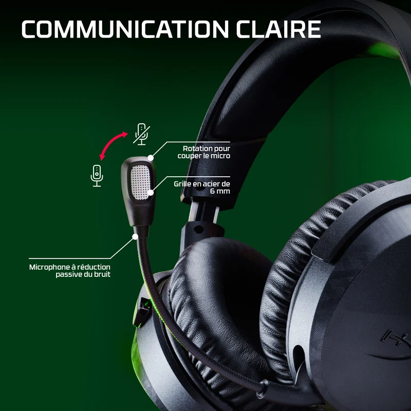 HyperX CloudX Stinger 3 – Casque gaming sans fil – Xbox