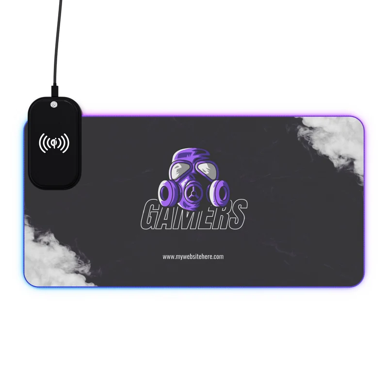 Tapis de Souris Personnalisé - RGB recharge induction sans fil